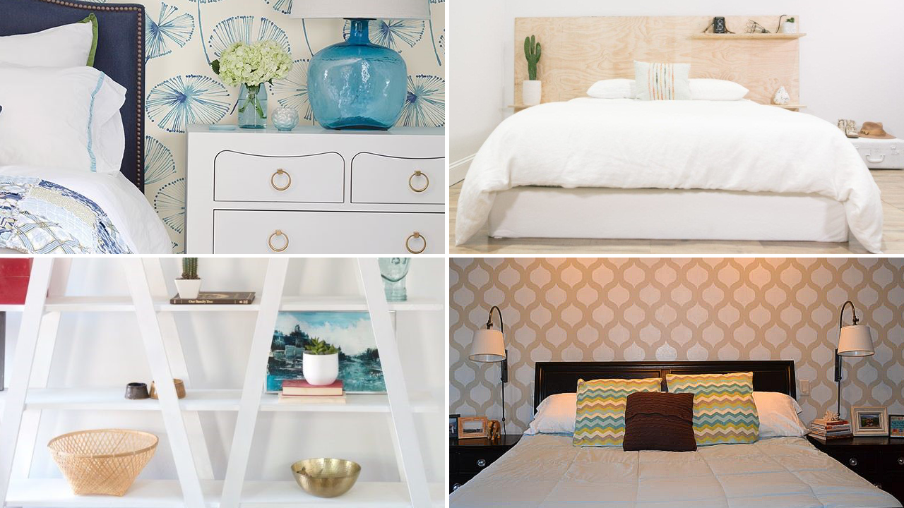 10 DIY Small Bedroom Improvement Ideas via simphome featured