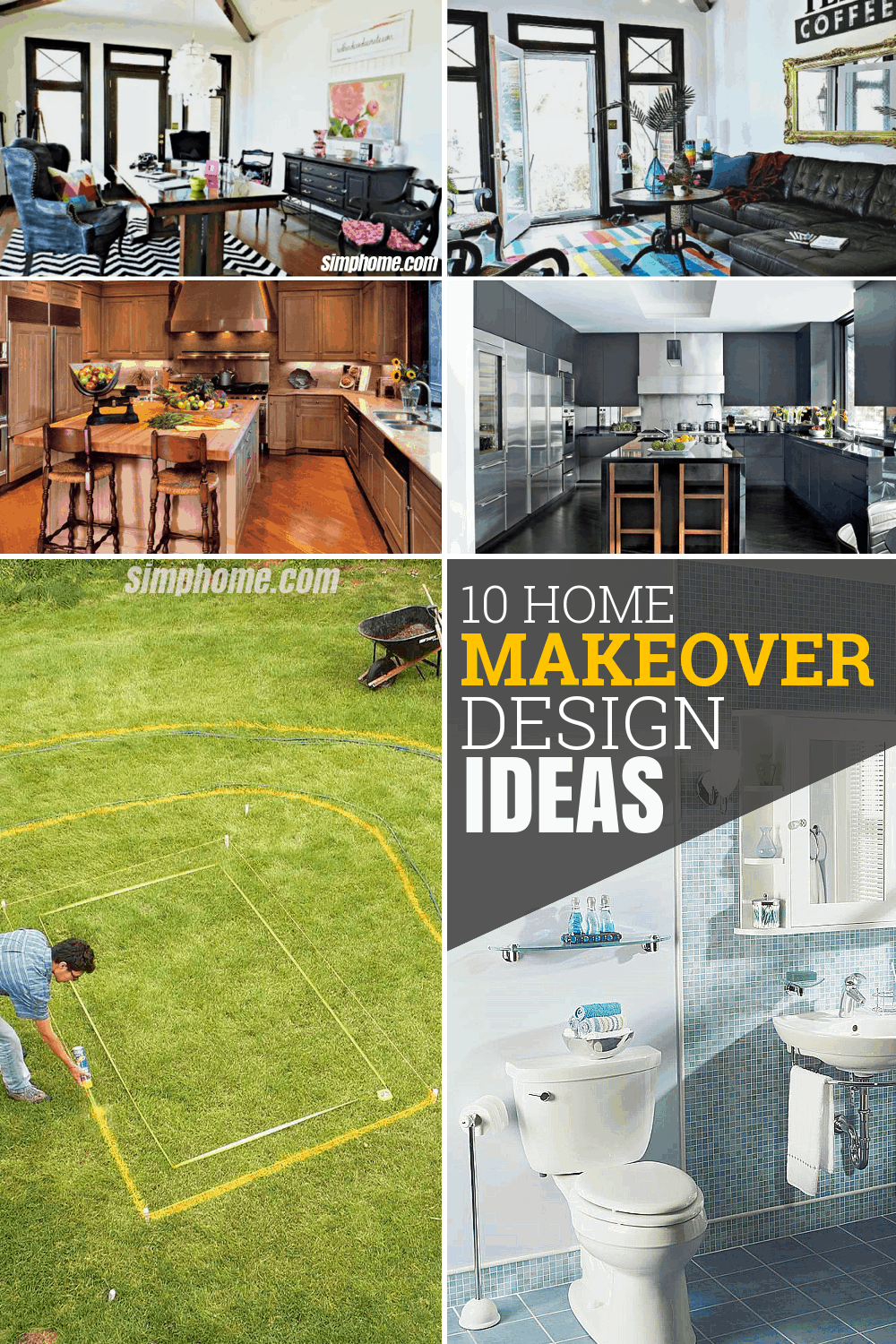 10 home makeover design ideas via Simphome com Featured Pinterest