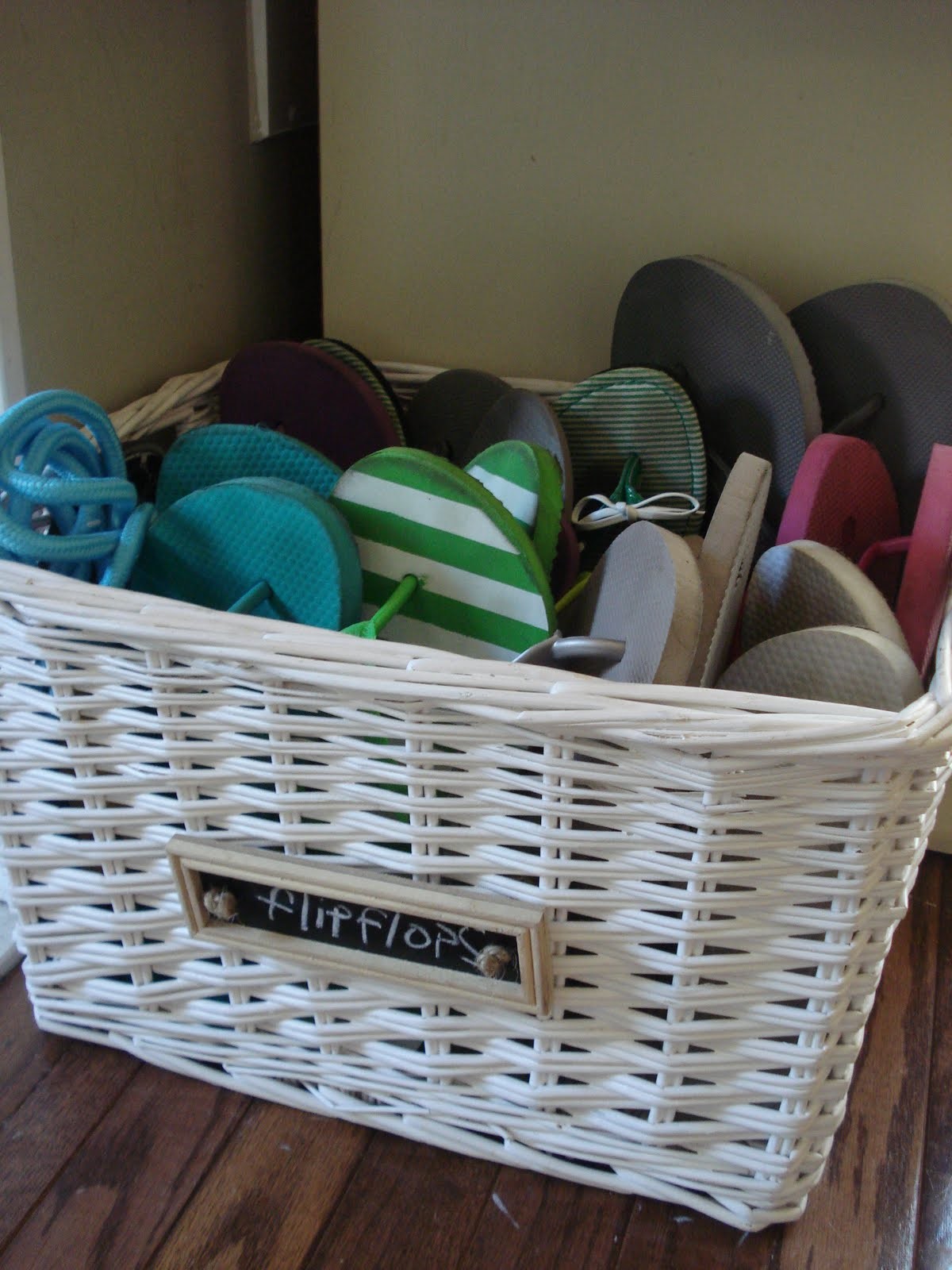 10 Organize Your Footwear with Wicker Baskets via Simphome 1