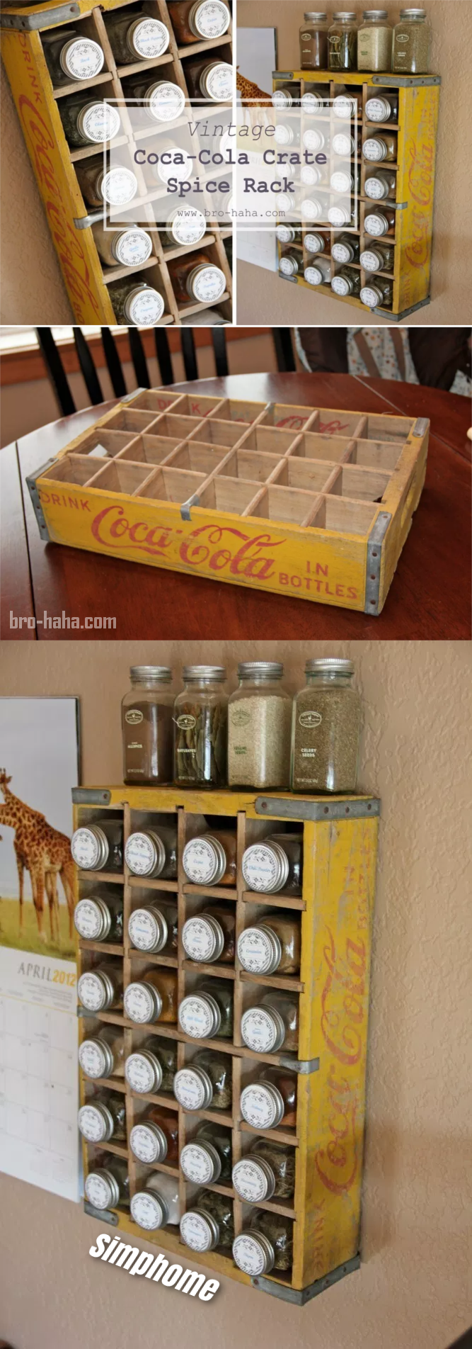 3 Spice Rack Cola Crate via Simphome