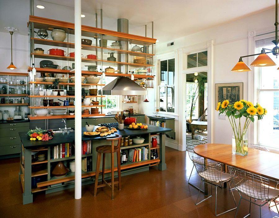 5 Above the Table Kitchen shelving system via Simphome 1