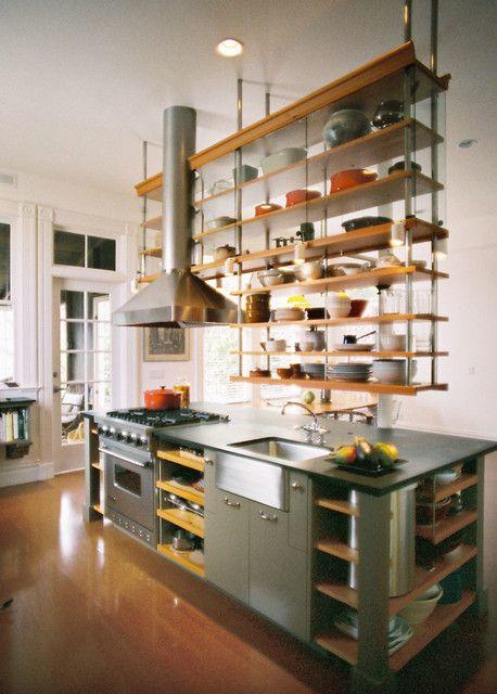 5 Above the Table Kitchen shelving system via Simphome 2