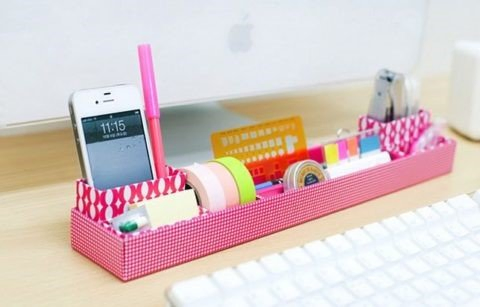 6 DIY Desk Tray via Simphome