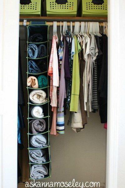 6 Shoe Organizer for Your Sweaters and Jeans via Simphome