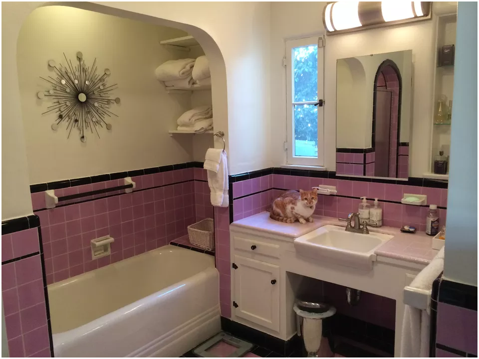 8 Old fashioned to Sleek Bathroom via Simphome before