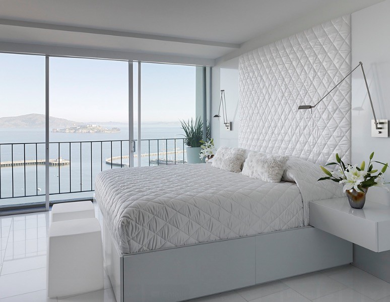 9 Minimalist design bedroom idea via Simphome