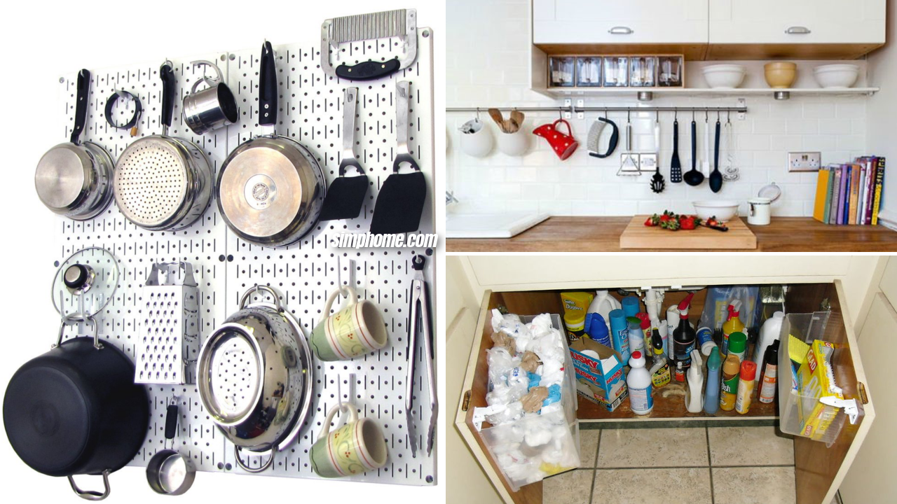 10 clever storage for a small kitchen idea via simphome