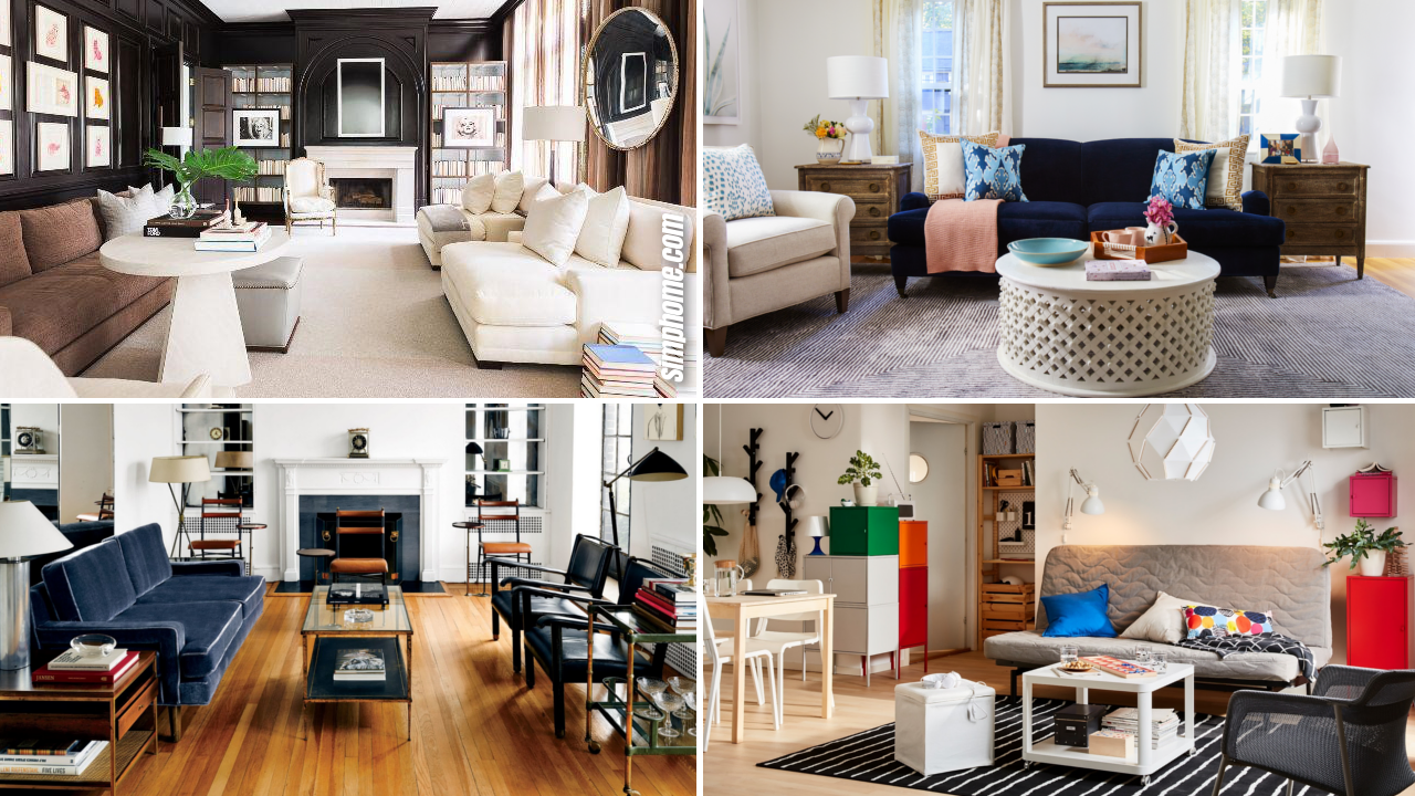10 Ideas How to Upgrade and Improve Small Living Room Set Ups via SIMPHOME.COM Featured Image