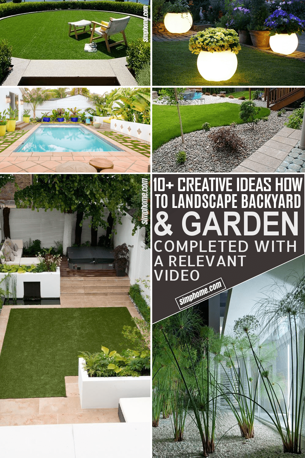 10 Ideas on How to Landscape Backyards and Gardens by Simphome.com