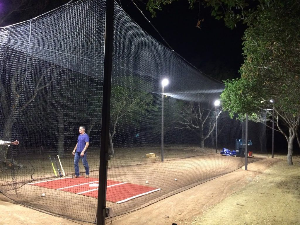 11.Beautiful backyard baseball batting cages via SIMPHOME.COM