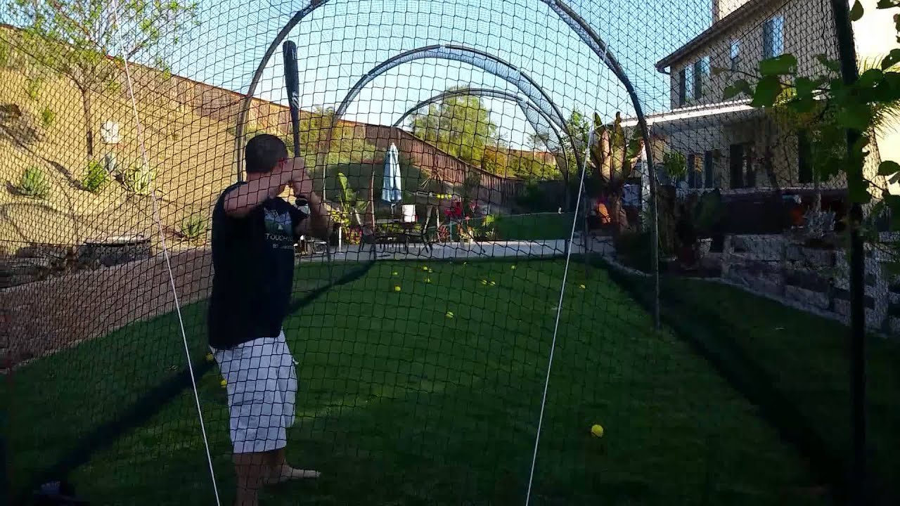 18.backyard batting cage ideas via Simphome.com