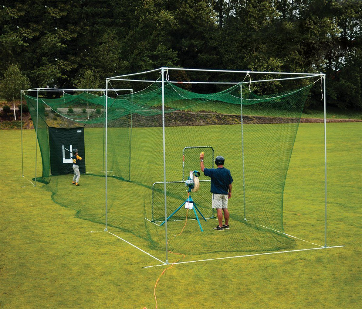 20.backyard batting cages ideas outside space backyard baseball via SIMPHOME.COM