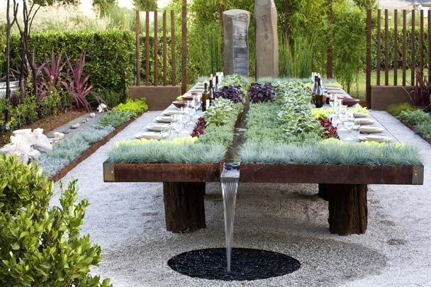 8. Vegetable Garden on a Dining Table via Simphome