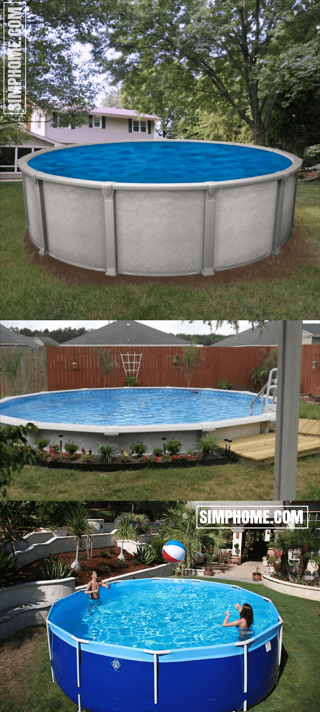 20+ Ideas How to Build Above Ground Pool Backyard Ideas ...