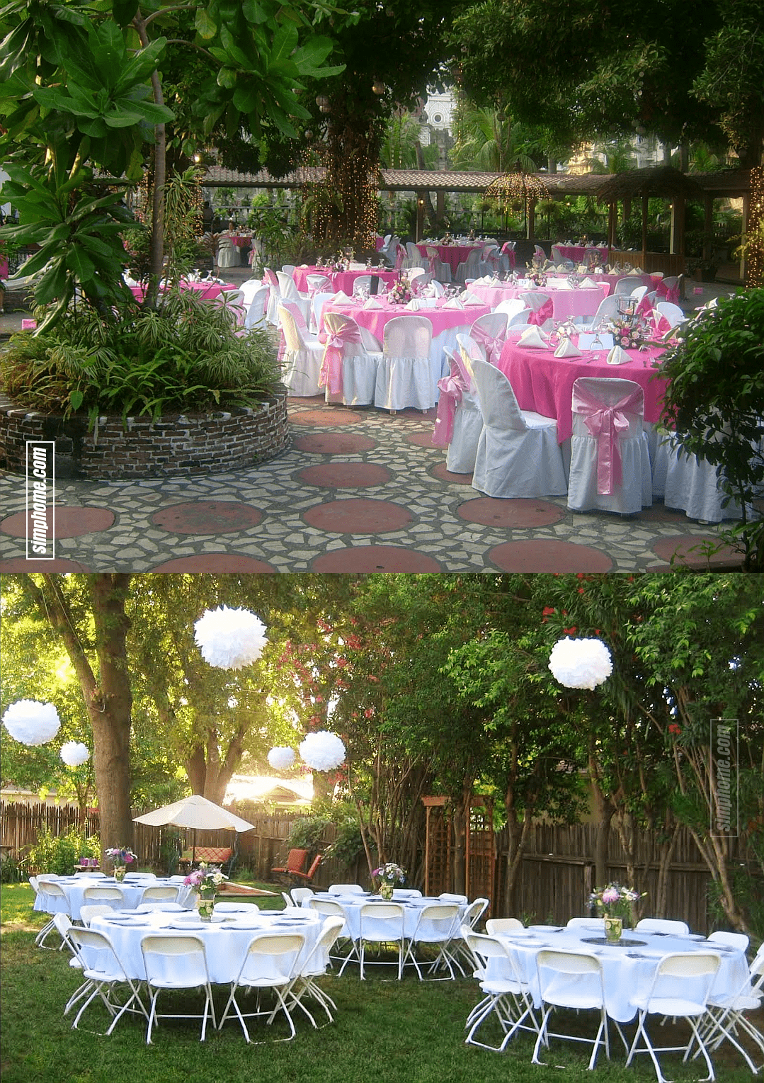 16.SIMPHOME.COM wedding ideas backyard wedding reception with Youtube reference