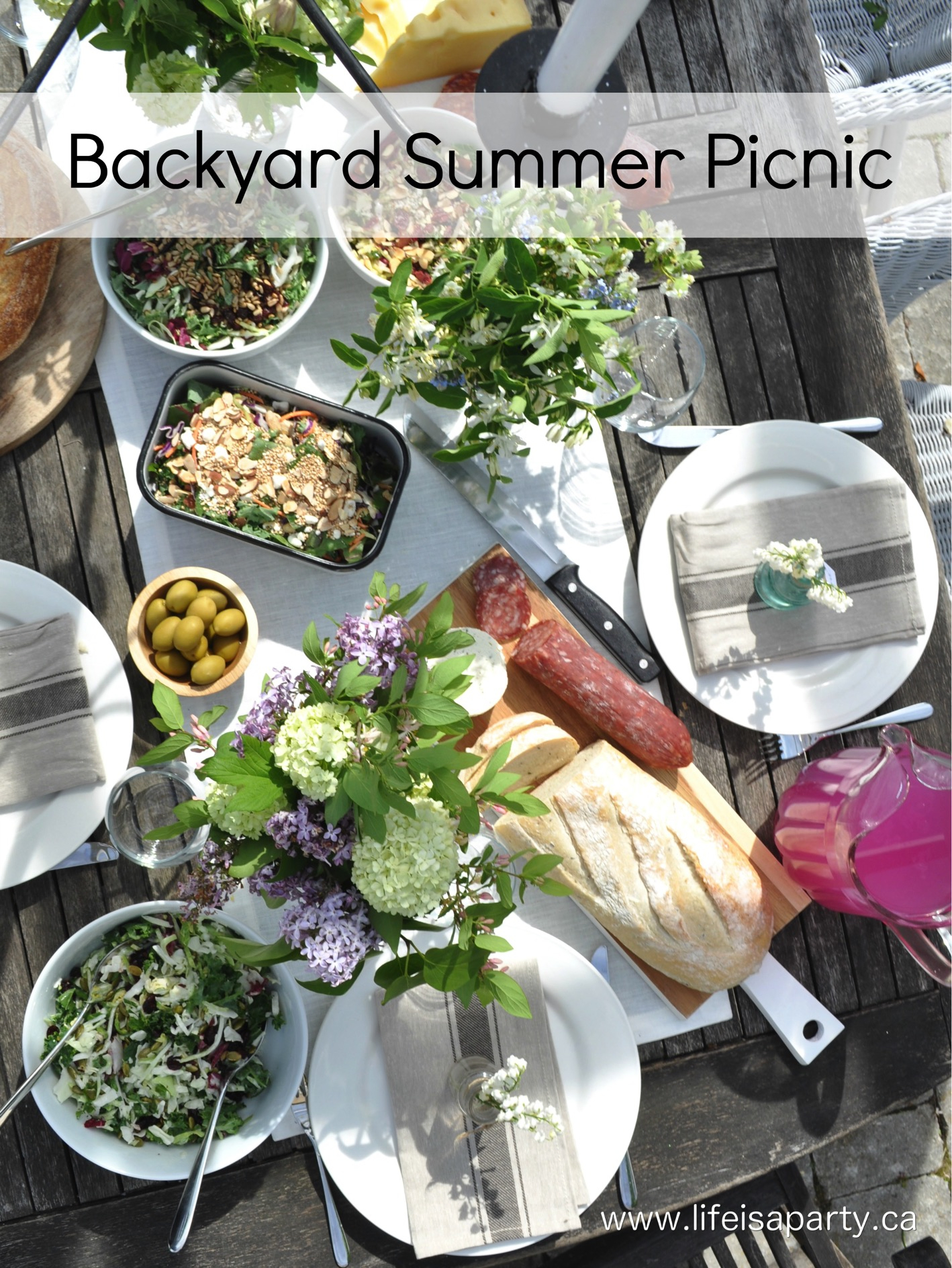 23.SIMPHOME.COM A summer backyard picnic
