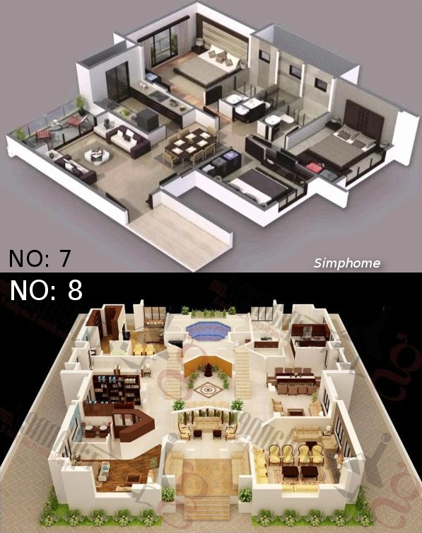 7.8.SIMPHOME.COM COOLEST CONCEPTS OF HOW TO UPGRADE 4 BEDROOM MODERN HOUSE PLANS