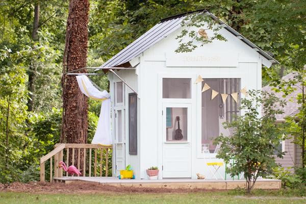 7.How to Convert a Garden Shed to clubhouse via Simphome.com