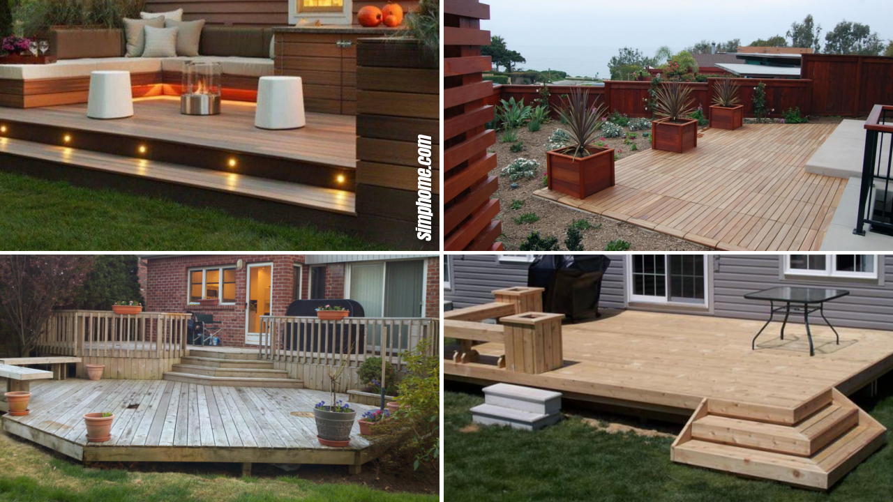 SIMPHOME.COM 10 Ideas How to Makeover Cheap Backyard Deck Ideas
