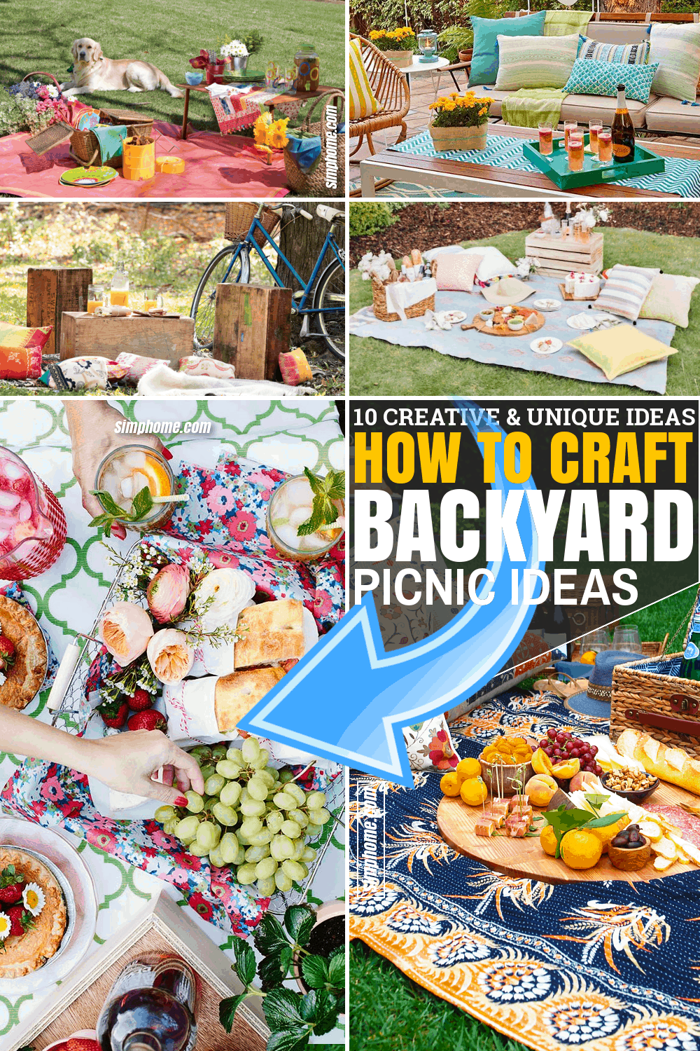 SIMPHOME.COM 10 Ideas how to craft backyard picnic ideas Featured Pinterest