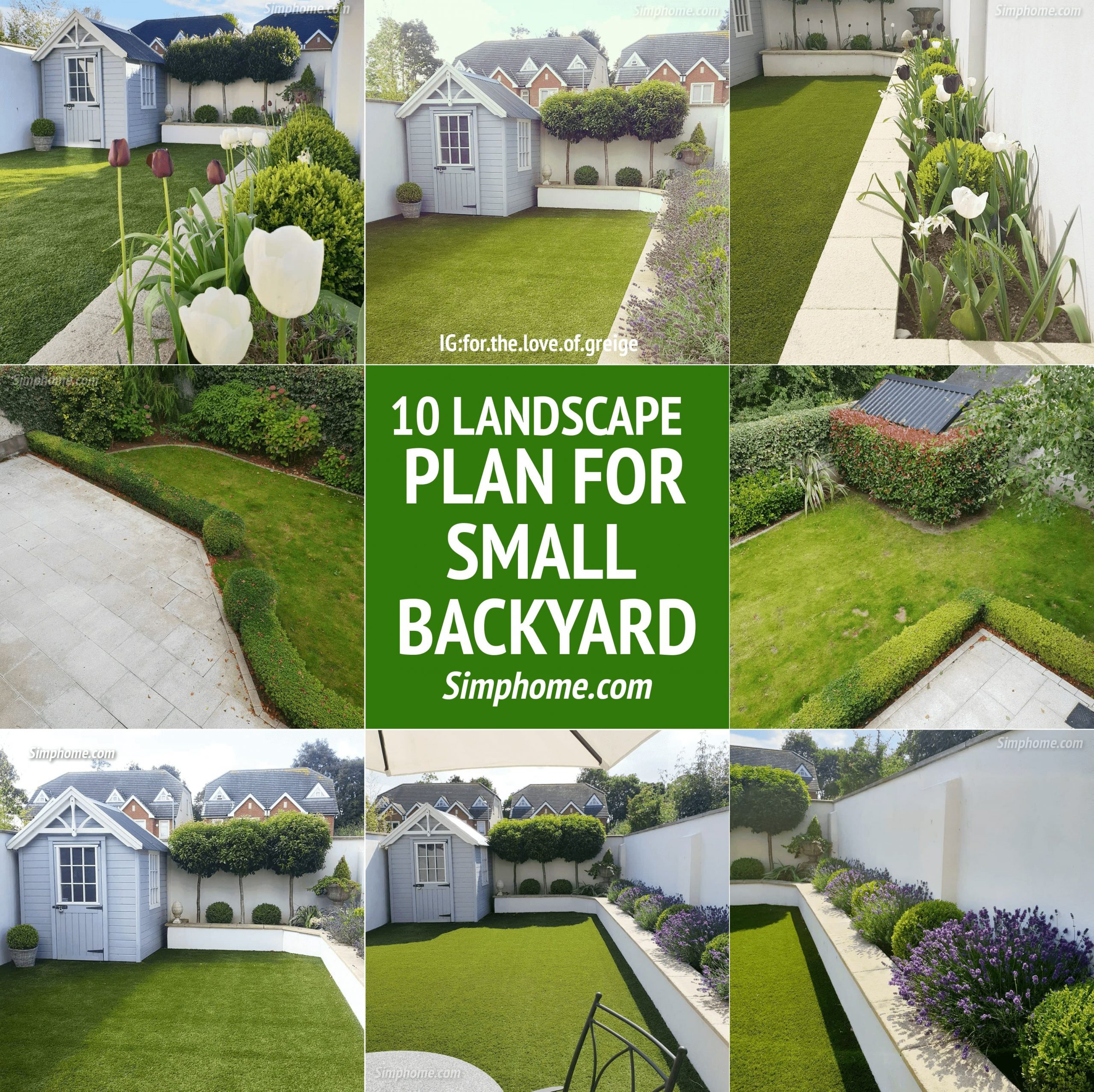 SIMPHOME.COM 10 Landscape Plan for Small Backyard