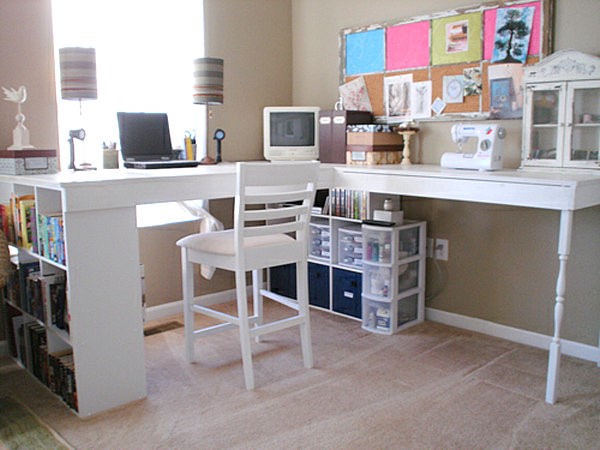 9.SIMPHOME.COM Large DIY Desks