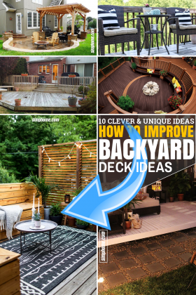 10 Ways How to Improve Backyard Deck Ideas - Simphome
