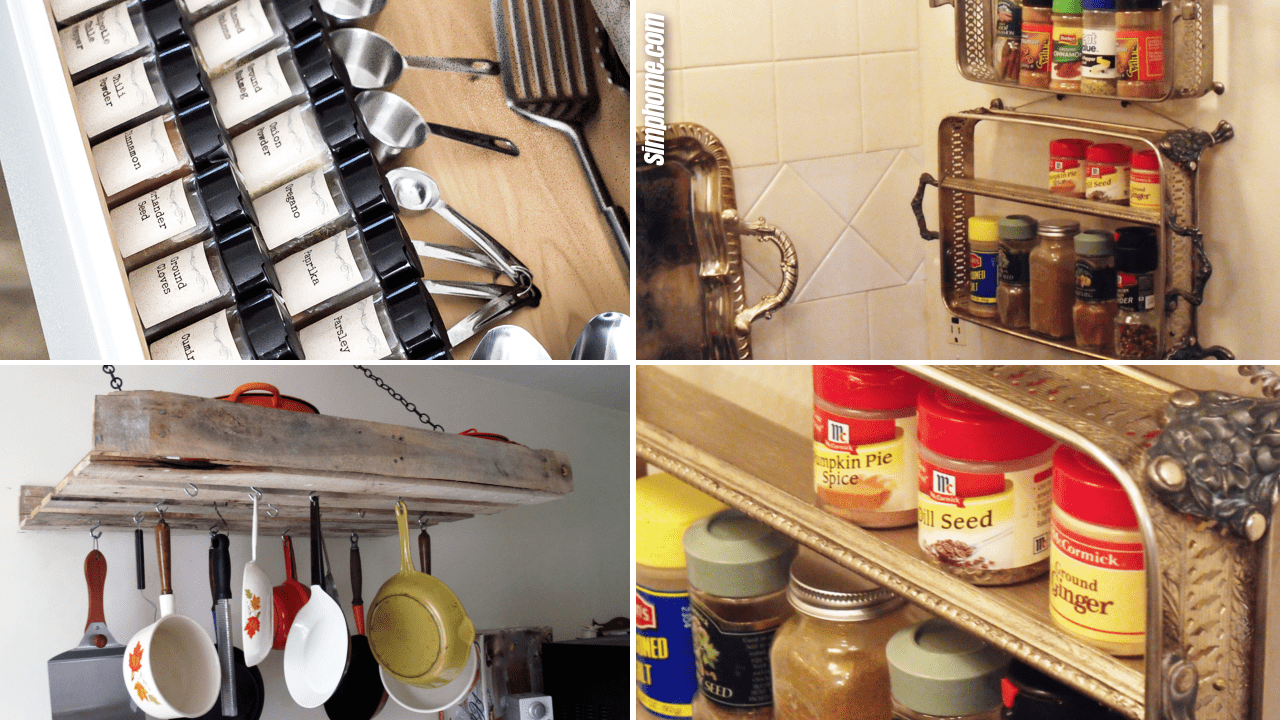 Simphome.com 10 DIY Storage Solution Projects for Small Kitchens Featured Image