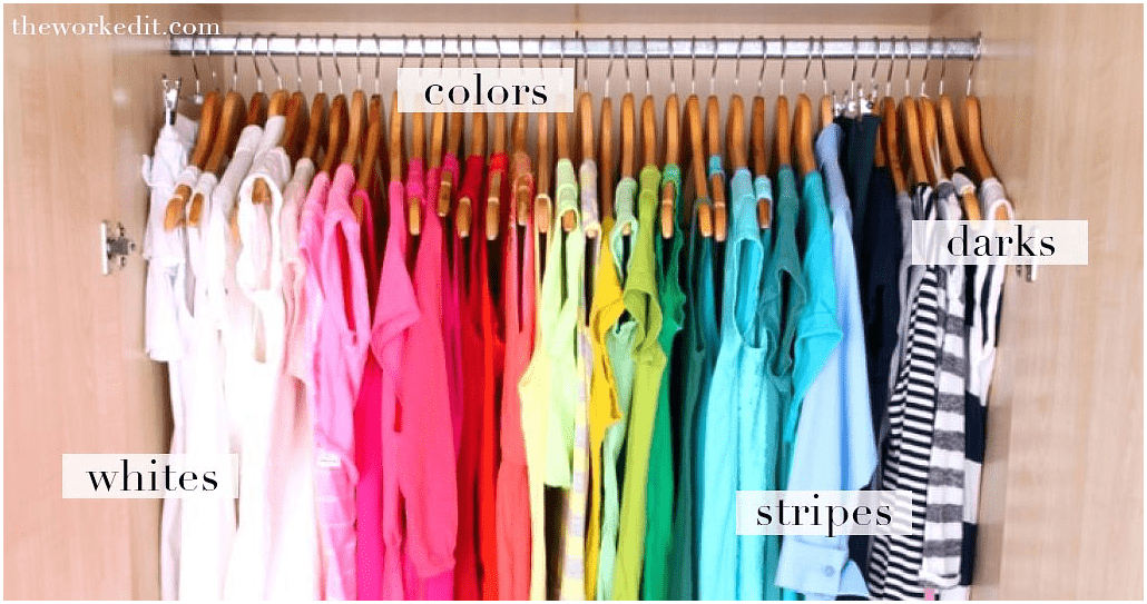 3. Simphome.com Sort your Clothes by Colors
