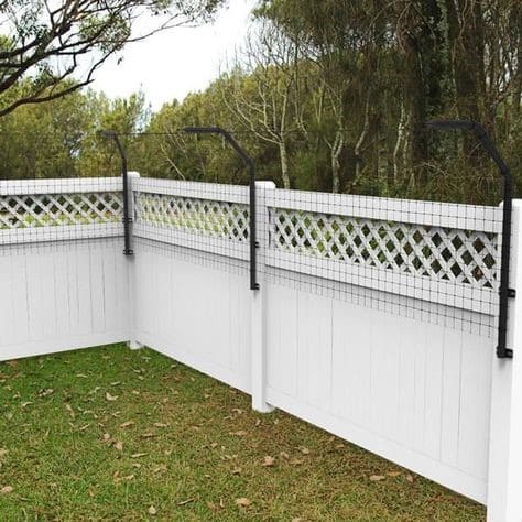 6.Simphome.com Add Height to Your Existing Fence