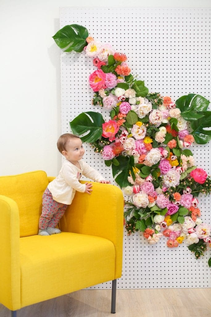 1.Simphome.com Flower Wall for Photo Backdrop