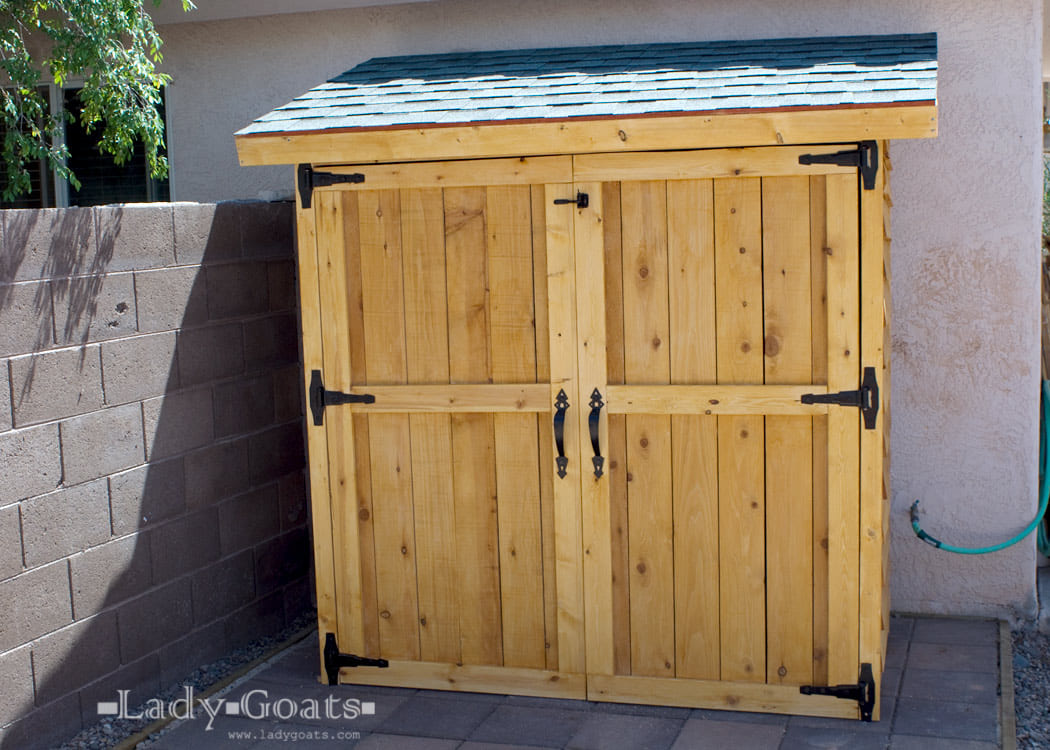 Simphome.com Ana white small cedar fence picket storage shed diy projects pertaining to small garden shed ideas
