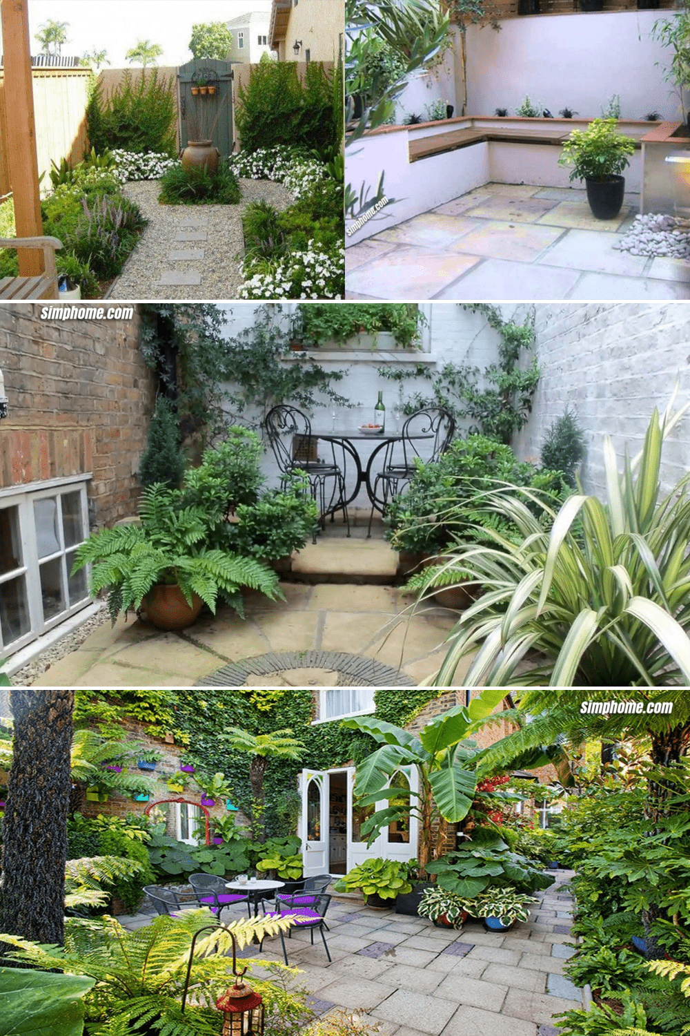 Simphome.com Small courtyard garden ideas