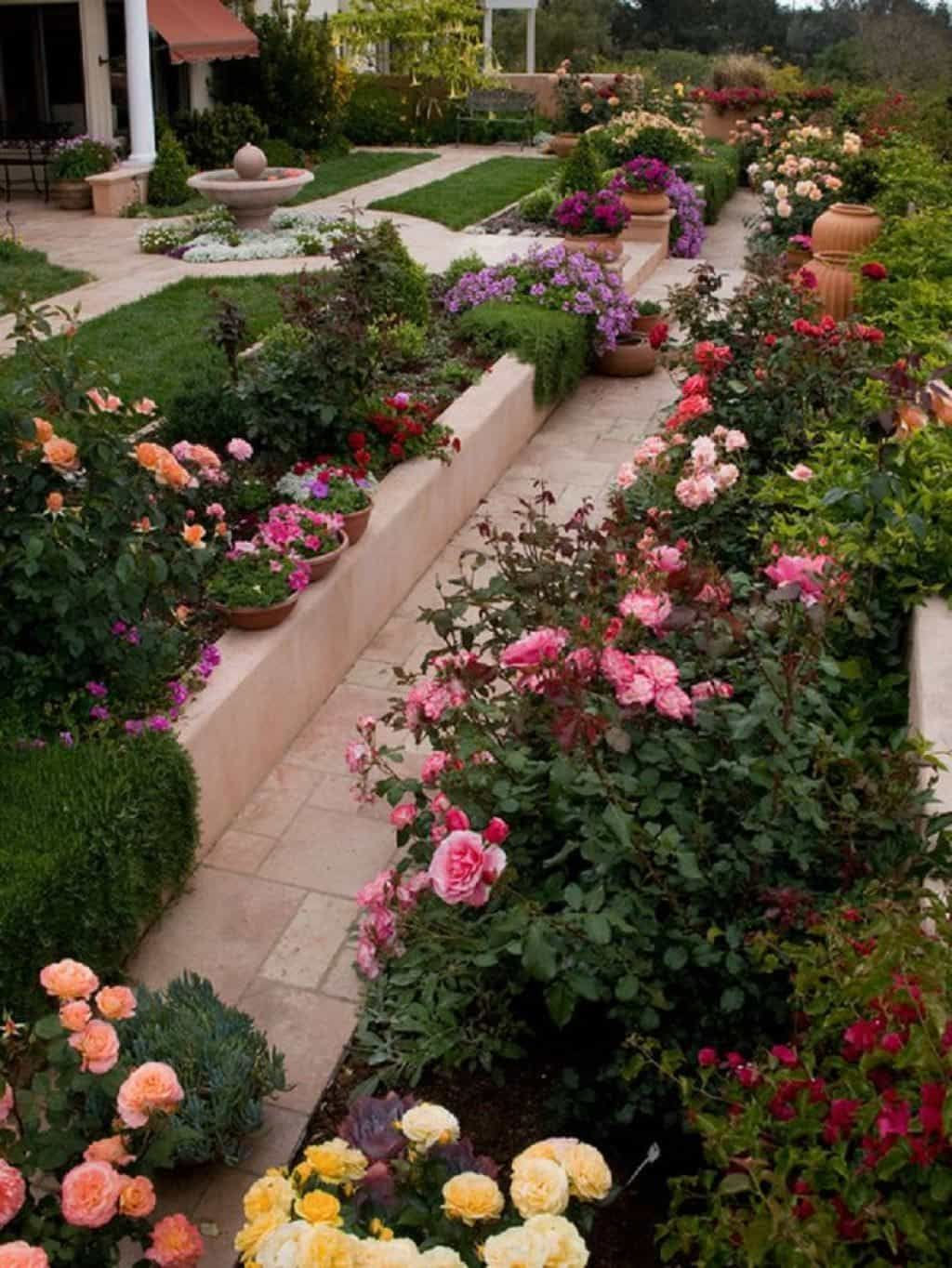 Simphome.com stunning rose garden design ideas gardening rose garden design in 2020 2021 2022