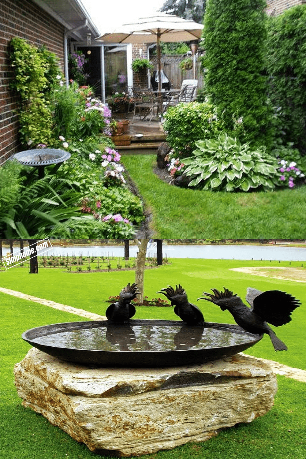 Simphome.com .10 Bird garden ideas