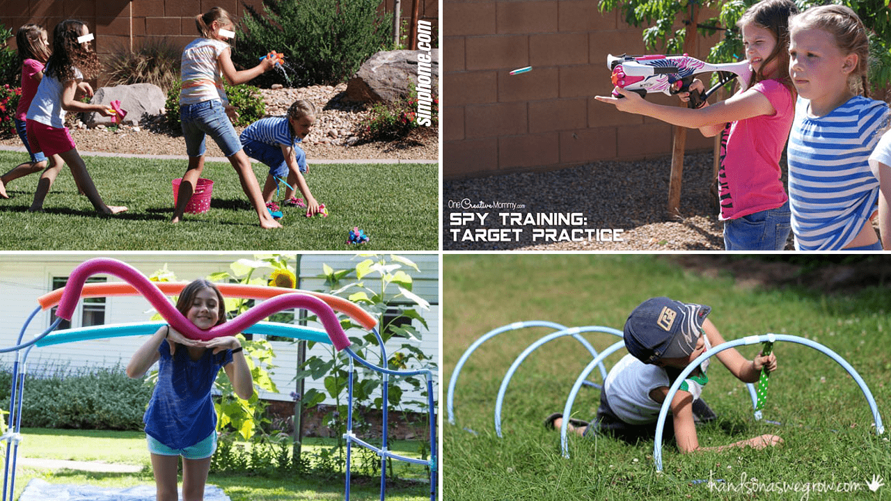 10 Backyard Obstacle Ideas for Kids by Simphome.com