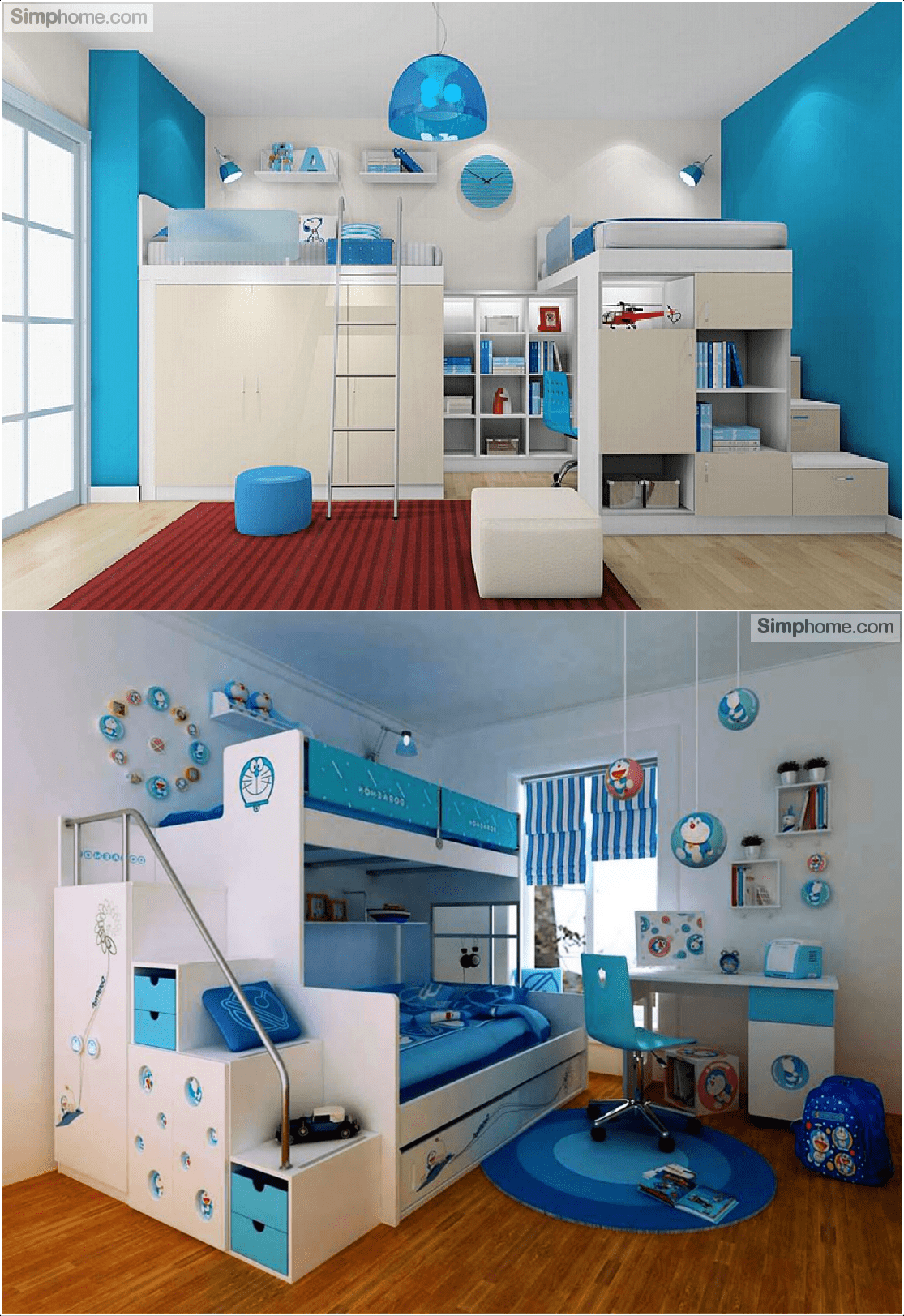 9.Modern Bedroom Accent Furniture for Boy by Simphome.com