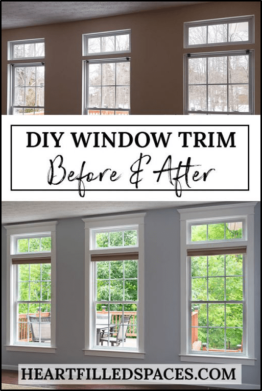 5.DIY Window Trim via Simphome.com