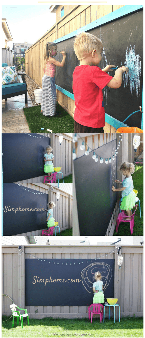 6.Giant Outdoor Chalkboard via Simphome.com