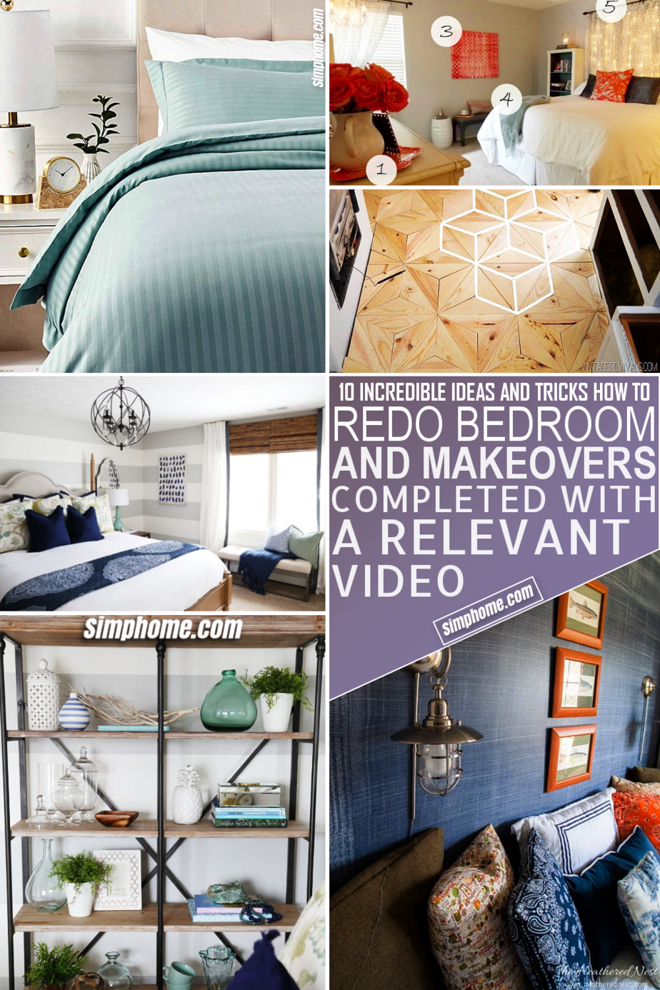 10 Bedroom Redo Ideas via Simphome.com Featured Image