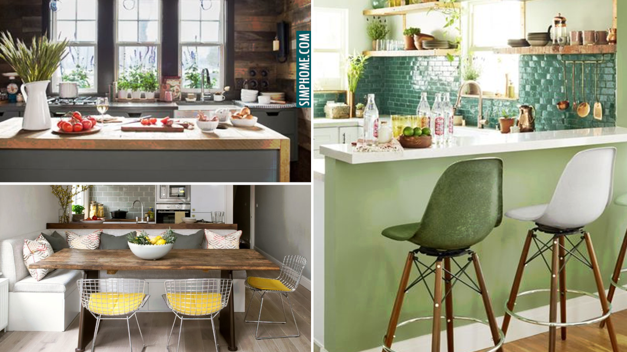 10 Ideas on How to Turn Your Small Kitchen Cozier via Simphome.com