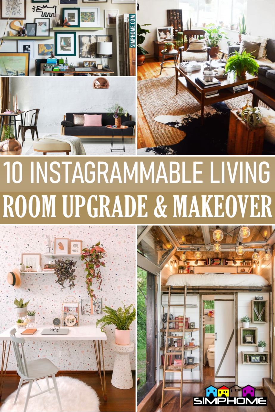 10 Instagrammable Living Room Upgrade Ideas via Simphome.comFeatured