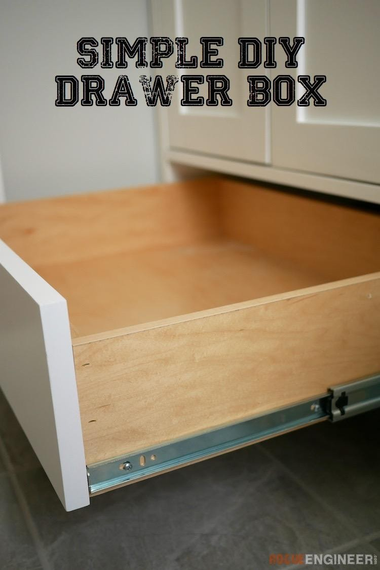 11.How to Build Simple Drawer box by simphome.com