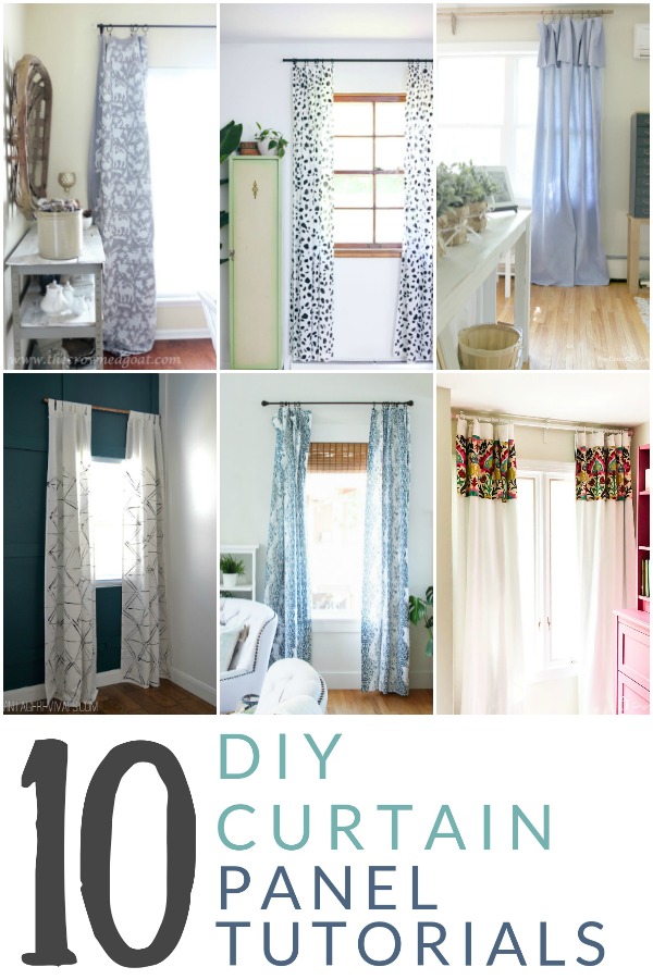 12. Copy one of these 10 Tricks No Sew DIY Curtain Panels by simphome.com