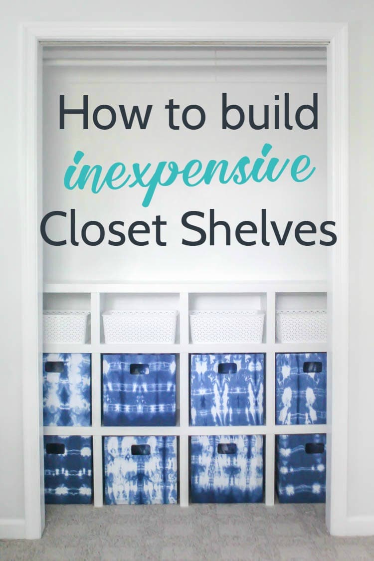 4. How to Build Cheap and Easy DIY Closet Shelves by simphome.com