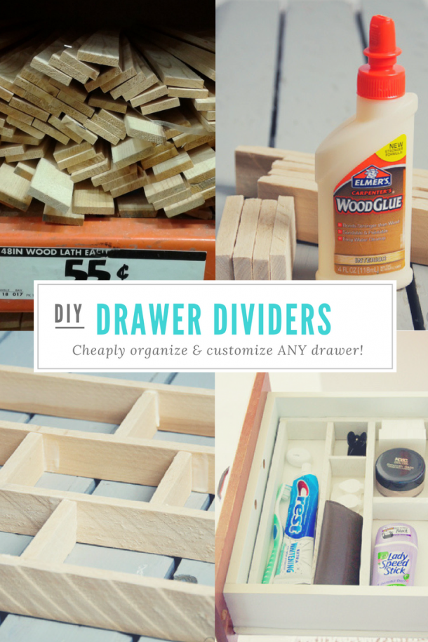 5. DIY Drawer Dividers For Under 5 by simphome.com