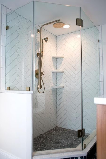 5. our tiny master bathroom shower by simphome.com