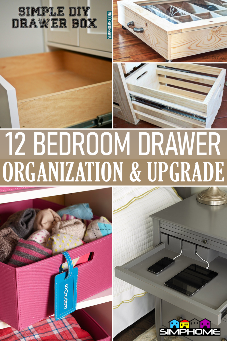 Bedroom Drawer and Organization via Simphome.comFeatured Thumb
