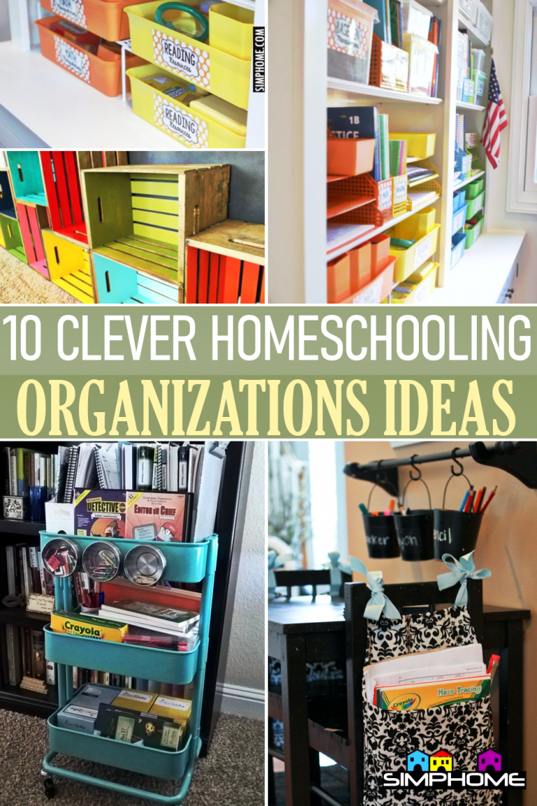 10 Clever Homeschool Organization Ideas - Simphome