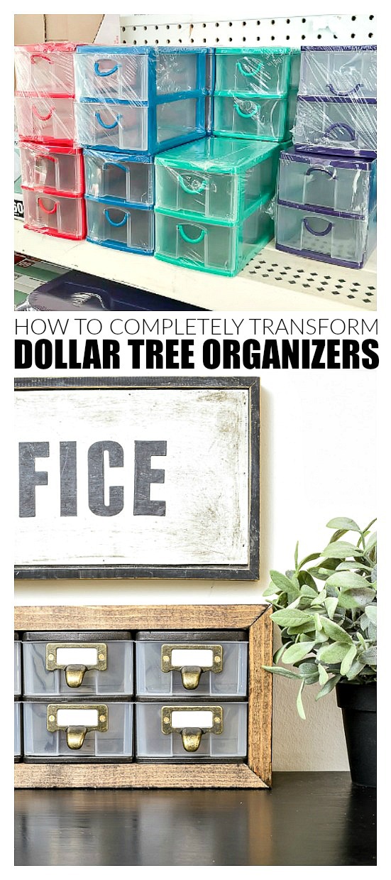2. Transform Dollar Tree Organizers In a Few Easy Steps by simphome.com